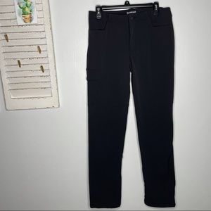 Betabrand Pants Cargo & Zip Pockets Straight Leg